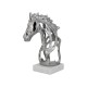 ΕΠΙΤΡΑΠΕΖΙΑ ΔΙΑΚΟΣΜΗΤΙΚΗ ΦΙΓΟΥΡΑ Fylliana Horse ΝΙΚΕΛ ΧΡΩΜΑ 18x14x26εκ