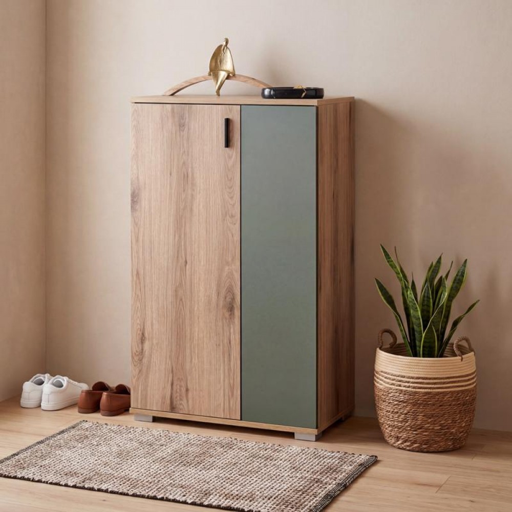 ΠΑΠΟΥΤΣΟΘΗΚΗ Fylliana Valenor NATURAL CANELLA OAK-ΛΑΔΙ ΧΡΩΜΑ 69x34x120εκ