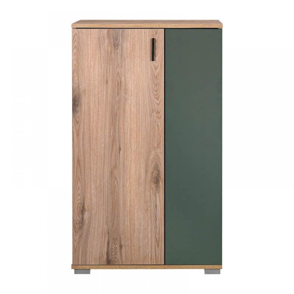 ΠΑΠΟΥΤΣΟΘΗΚΗ Fylliana Valenor NATURAL CANELLA OAK-ΛΑΔΙ ΧΡΩΜΑ 69x34x120εκ