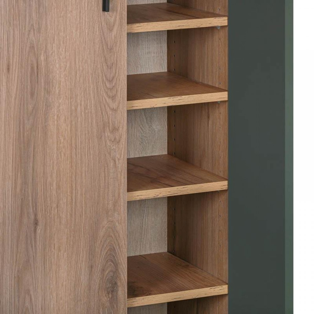 ΠΑΠΟΥΤΣΟΘΗΚΗ Fylliana Valenor NATURAL CANELLA OAK-ΛΑΔΙ ΧΡΩΜΑ 69x34x120εκ