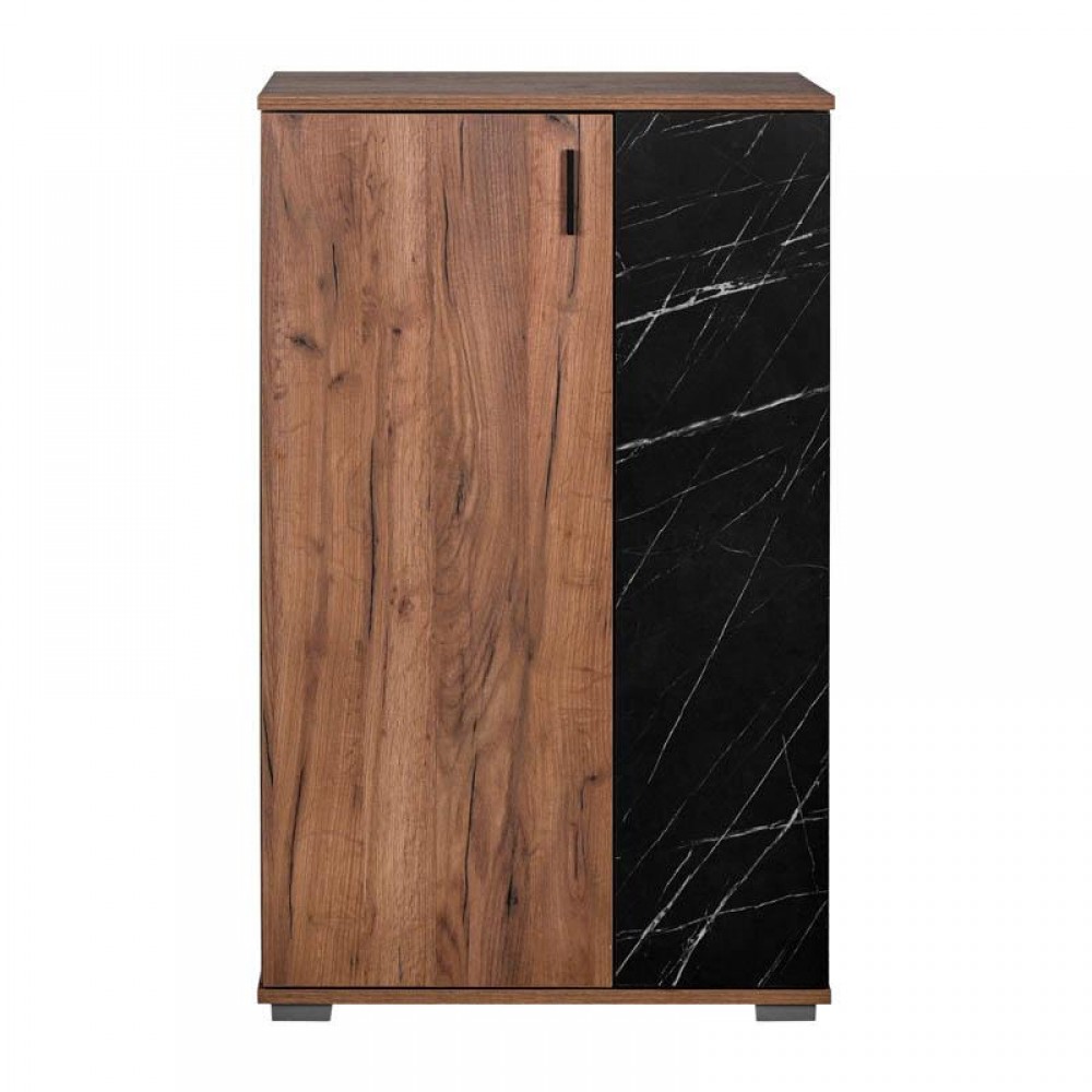 ΠΑΠΟΥΤΣΟΘΗΚΗ Fylliana Valenor TOBACCO CRAFT-BLACK MARBLE ΧΡΩΜΑ 69x34x120εκ