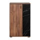 ΠΑΠΟΥΤΣΟΘΗΚΗ Fylliana Valenor TOBACCO CRAFT-BLACK MARBLE ΧΡΩΜΑ 69x34x120εκ