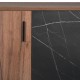ΠΑΠΟΥΤΣΟΘΗΚΗ Fylliana Valenor TOBACCO CRAFT-BLACK MARBLE ΧΡΩΜΑ 69x34x120εκ