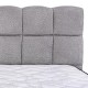 ΔΙΠΛΟ ΚΡΕΒΑΤΙ Fylliana Velora ΓΚΡΙ ΧΡΩΜΑ 185x223x125εκ (160x200)