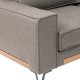 ΚΑΝΑΠΕΣ Fylliana Loftio ΔΕΞΙΑ ΓΩΝΙΑ ΚΑΦΕ ΧΡΩΜΑ 280x220x95εκ