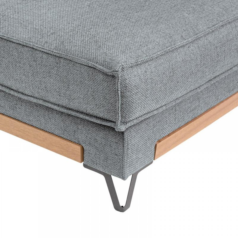 ΚΑΝΑΠΕΣ Fylliana Loftio ΔΕΞΙΑ ΓΩΝΙΑ ΓΚΡΙ ΧΡΩΜΑ 280x220x95εκ
