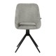 ΚΑΡΕΚΛΑ ΤΡΑΠΕΖΑΡΙΑΣ ΠΕΡΙΣΤΡΕΦΟΜΕΝΗ Fylliana FL2548 ΜΠΕΖ ΥΦΑΣΜΑ 52x50x90εκ