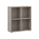 ΒΙΒΛΙΟΘΗΚΗ-ΡΑΦΙΕΡΑ Fylliana Smart 4P GREY OAK ΧΡΩΜΑ 74x25x76εκ