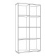 ΒΙΒΛΙΟΘΗΚΗ-ΡΑΦΙΕΡΑ Fylliana Smart 8P ARTISAN ΧΡΩΜΑ 74x25x146εκ