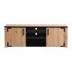 ΕΠΙΠΛΟ ΤΗΛΕΟΡΑΣΗΣ LAZIO 170 ARTISAΝ OAK-ΜΑΥΡΟ 168x40x58εκ