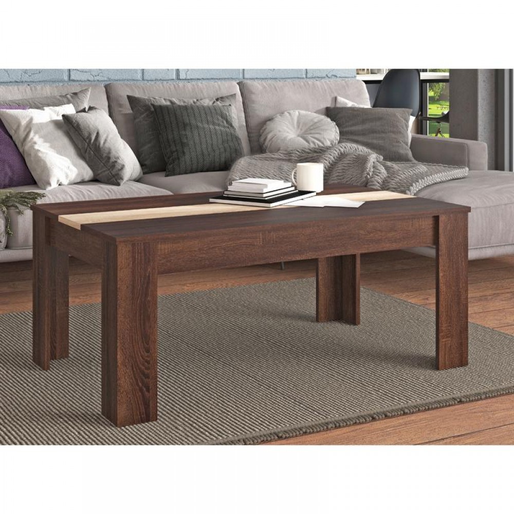 ΤΡΑΠΕΖΙ ΣΑΛΟΝΙΟΥ MARENGO SONOMA/DARK SONOMA 112x65x46εκ