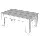 ΤΡΑΠΕΖΙ ΣΑΛΟΝΙΟΥ MARENGO SONOMA/DARK SONOMA 112x65x46εκ