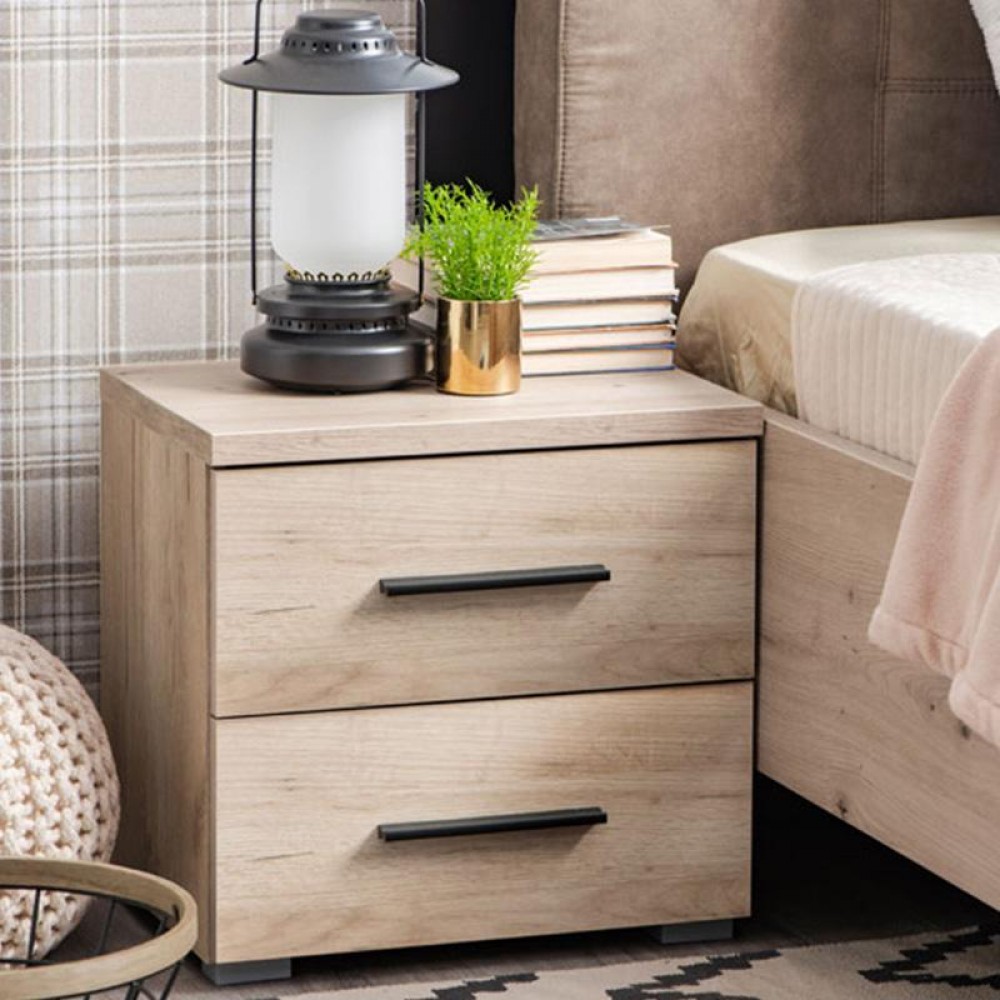 ΚΟΜΟΔΙΝΟ DADO NO2F GREY OAK 44,5x33,5x43εκ