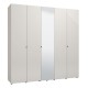 ΝΤΟΥΛΑΠΑ LUCCA 5K1O h227 CASHMERE-ΛΕΥΚΟ ΧΡΩΜΑ 224x57x227εκ