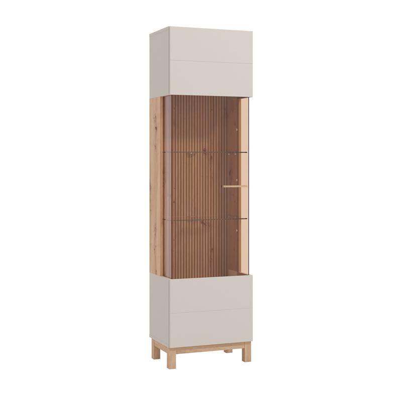 ΒΙΤΡΙΝΑ ESSEX 1K VS1 191 CASHMERE/ARTISAN OAK 52x35x192εκ