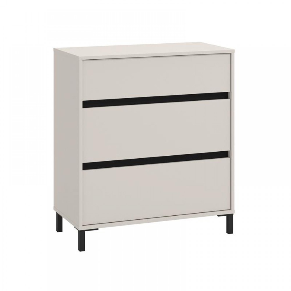 ΚΟΜΟΤΑ-ΣΥΡΤΑΡΙΕΡΑ MARRON 80 3F CASHMERE/ΜΑΥΡΟ ΜΑΤΤ ΧΡΩΜΑ 80x40x90εκ