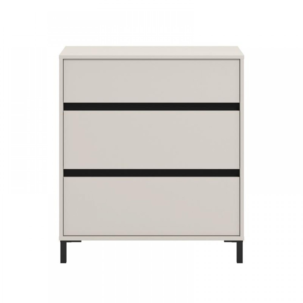 ΚΟΜΟΤΑ-ΣΥΡΤΑΡΙΕΡΑ MARRON 80 3F CASHMERE/ΜΑΥΡΟ ΜΑΤΤ ΧΡΩΜΑ 80x40x90εκ