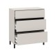 ΚΟΜΟΤΑ-ΣΥΡΤΑΡΙΕΡΑ MARRON 80 3F CASHMERE/ΜΑΥΡΟ ΜΑΤΤ ΧΡΩΜΑ 80x40x90εκ