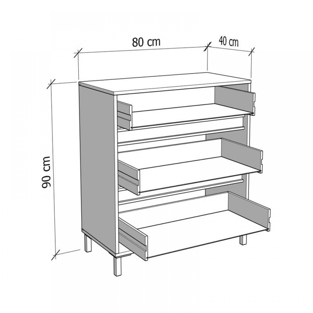 ΚΟΜΟΤΑ-ΣΥΡΤΑΡΙΕΡΑ MARRON 80 3F CASHMERE/ΜΑΥΡΟ ΜΑΤΤ ΧΡΩΜΑ 80x40x90εκ