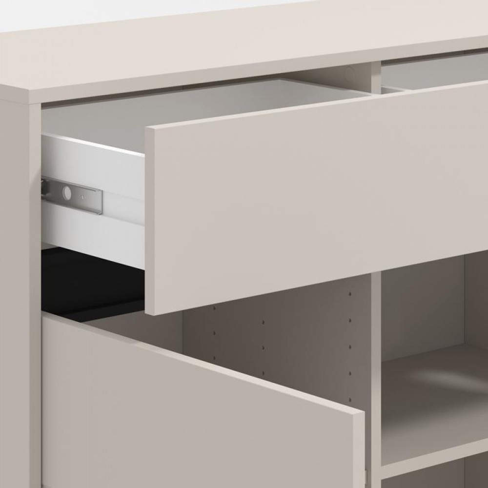 ΚΟΜΟΤΑ-ΜΠΟΥΦΕΣ MARRON 106 2K2F2V CASHMERE/ΜΑΥΡΟ ΜΑΤΤ ΧΡΩΜΑ 106x40x90εκ