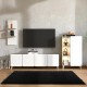 ΚΕΝΤΡΟ ΨΥΧΑΓΩΓΙΑΣ-ΣΥΝΘΕΣΗ ELGIN LIGHT PORT OAK-ΛΕΥKO MAT 244x42x168εκ