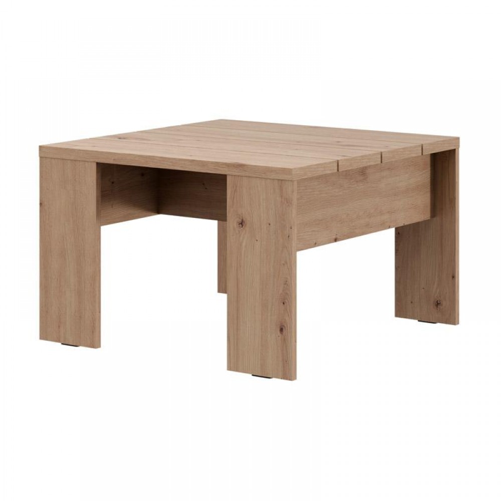 ΤΡΑΠΕΖΑΚΙ ΣΑΛΟΝΙΟΥ MONTESE 67 ARTISAN OAK 67x67x43εκ