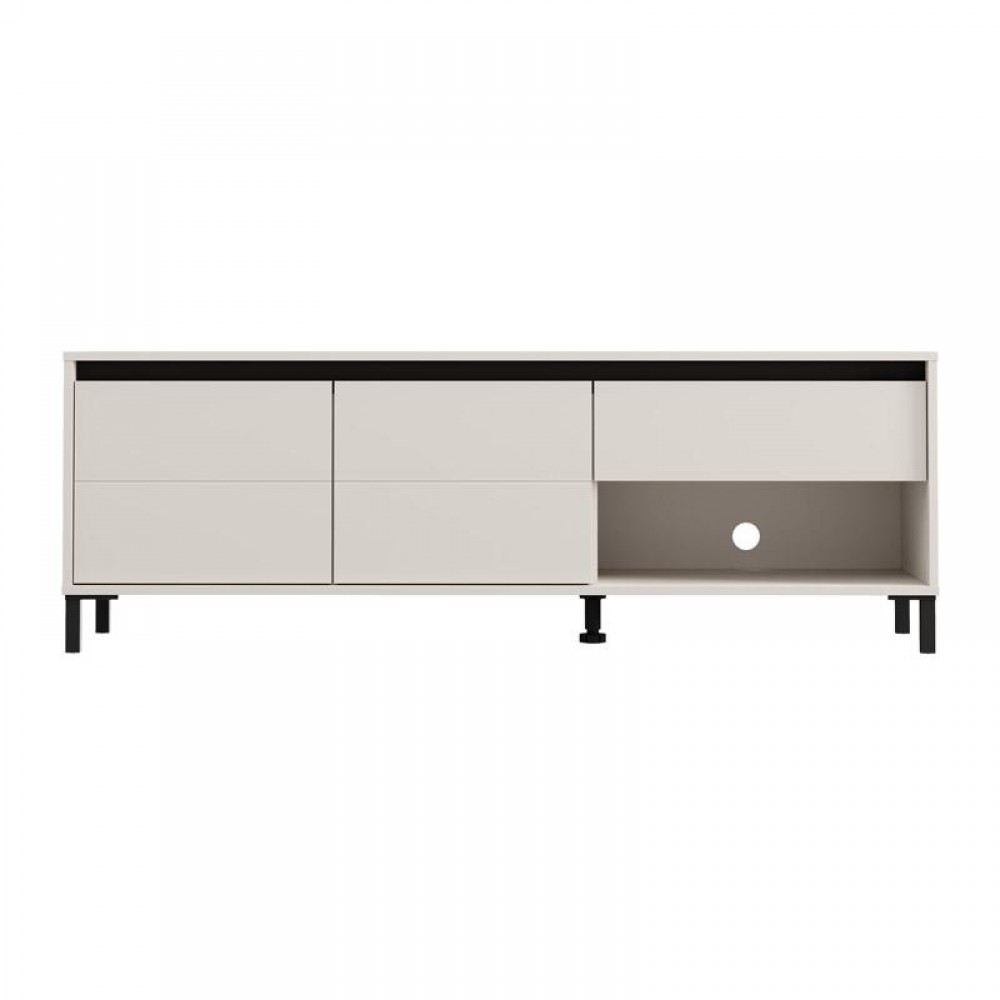 ΕΠΙΠΛΟ ΤΗΛΕΟΡΑΣΗΣ MARRON TV 150 3K1F2V CASHMERE-ΜΑΥΡΟ ΜΑΤ 151x40x52εκ