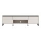 ΕΠΙΠΛΟ ΤΗΛΕΟΡΑΣΗΣ MARRON TV 183 3K1F2V CASHMERE-ΜΑΥΡΟ ΜΑΤ 183x40x52εκ