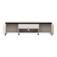 ΕΠΙΠΛΟ ΤΗΛΕΟΡΑΣΗΣ MARRON TV 183 3K1F2V CASHMERE-ΜΑΥΡΟ ΜΑΤ 183x40x52εκ
