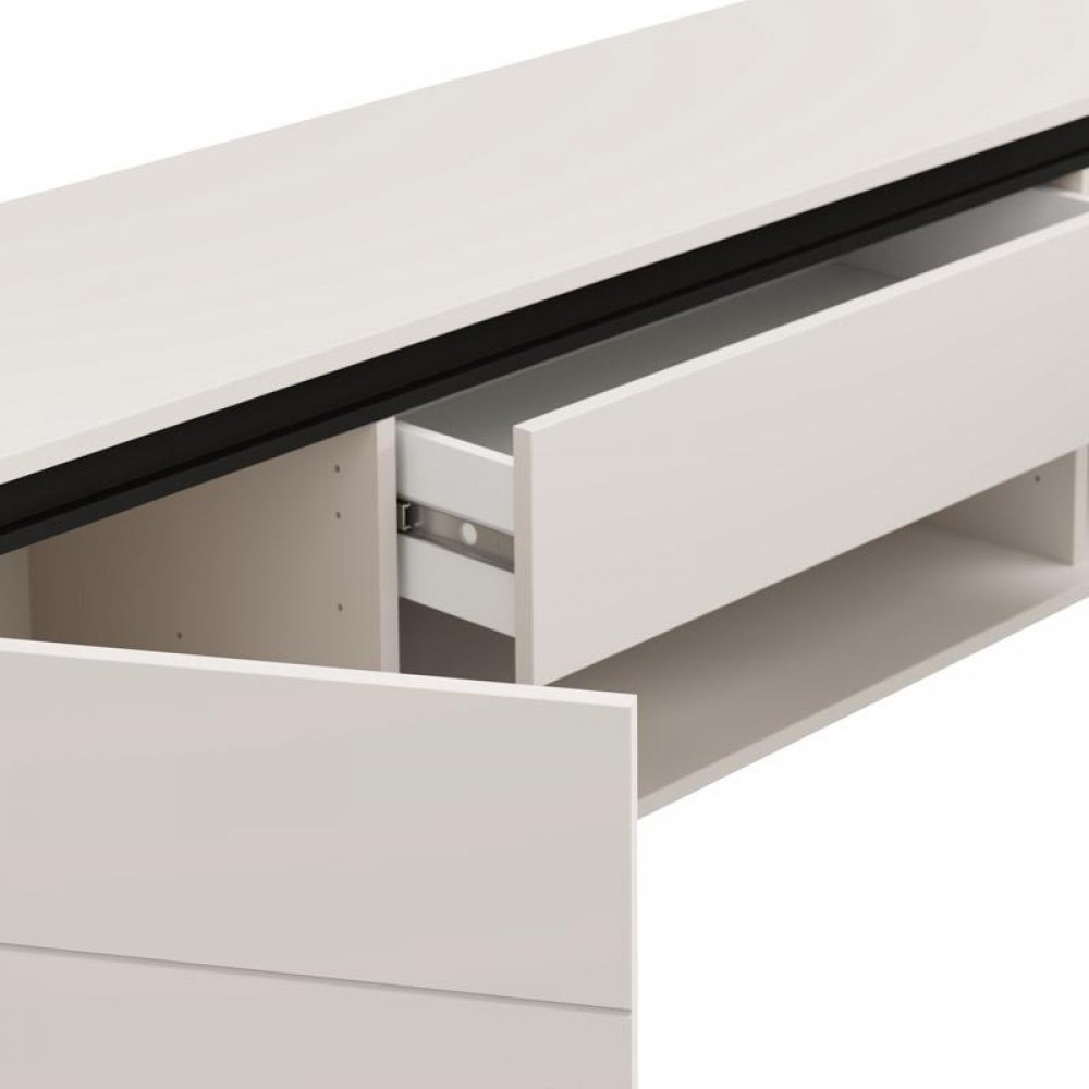 ΕΠΙΠΛΟ ΤΗΛΕΟΡΑΣΗΣ MARRON TV 183 3K1F2V CASHMERE-ΜΑΥΡΟ ΜΑΤ 183x40x52εκ
