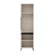 ΒΙΤΡΙΝΑ MARRON 1K VS1 193 CASHMERE-ΜΑΥΡΟ ΜΑΤ 55x40x193εκ