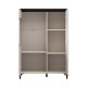 ΒΙΤΡΙΝΑ MARRON 2K VS1 135 CASHMERE-ΜΑΥΡΟ ΜΑΤ 93x40x135εκ