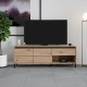 ΕΠΙΠΛΟ ΤΗΛΕΟΡΑΣΗΣ MARRON TV 150 3K1F2V ARTISAN-ΜΑΥΡΟ ΜΑΤ 151x40x52εκ