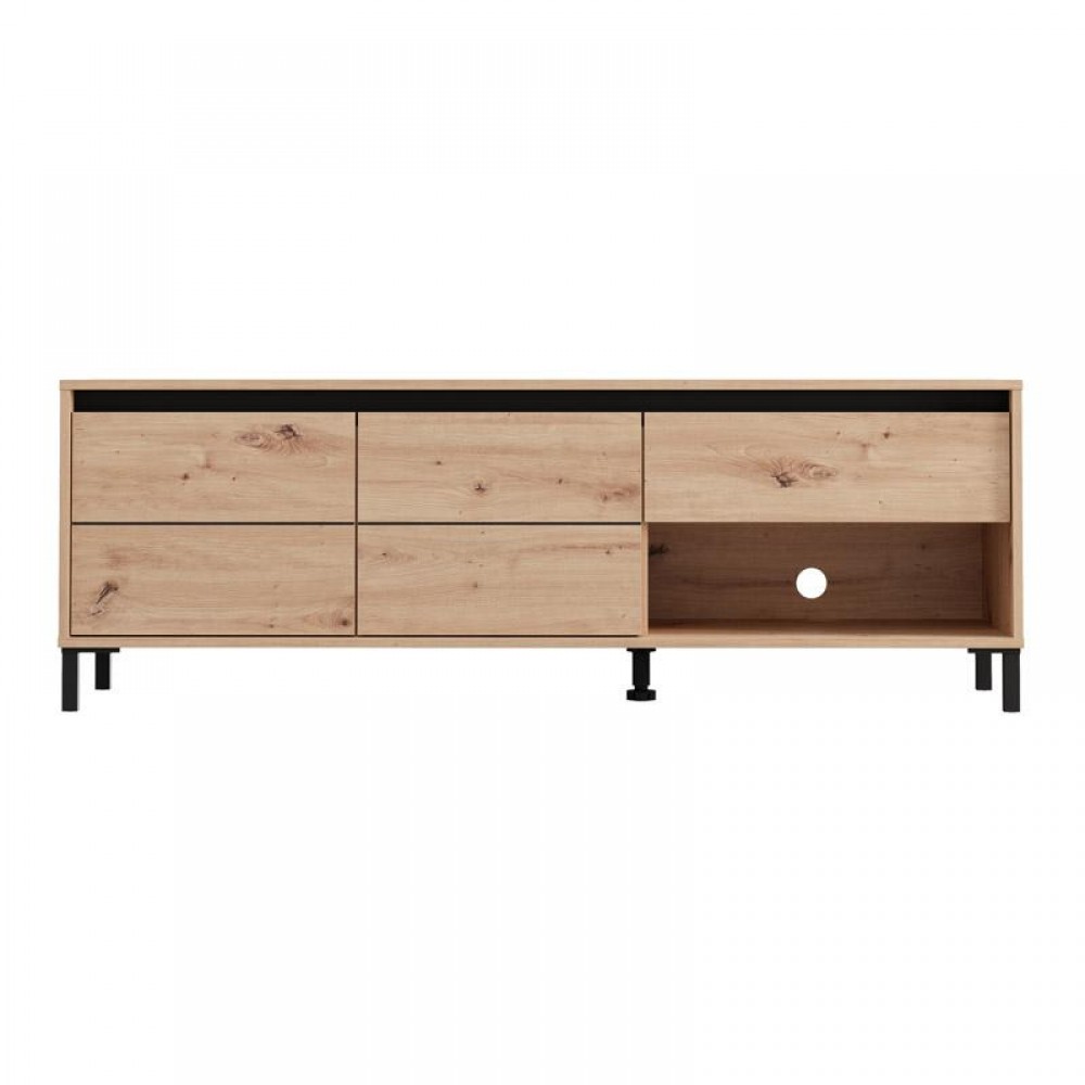 ΕΠΙΠΛΟ ΤΗΛΕΟΡΑΣΗΣ MARRON TV 150 3K1F2V ARTISAN-ΜΑΥΡΟ ΜΑΤ 151x40x52εκ