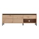 ΕΠΙΠΛΟ ΤΗΛΕΟΡΑΣΗΣ MARRON TV 150 3K1F2V ARTISAN-ΜΑΥΡΟ ΜΑΤ 151x40x52εκ