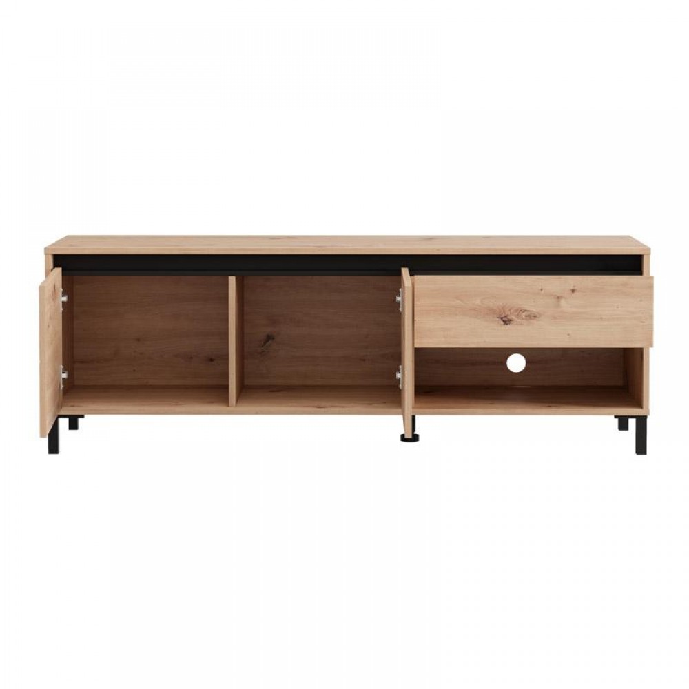 ΕΠΙΠΛΟ ΤΗΛΕΟΡΑΣΗΣ MARRON TV 150 3K1F2V ARTISAN-ΜΑΥΡΟ ΜΑΤ 151x40x52εκ