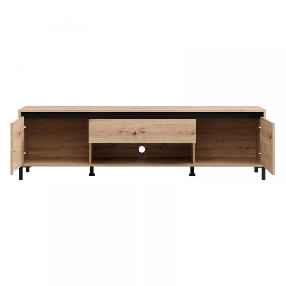 ΕΠΙΠΛΟ ΤΗΛΕΟΡΑΣΗΣ MARRON TV 183 3K1F2V ARTISAN-ΜΑΥΡΟ ΜΑΤ 183x40x52εκ