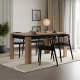 ΤΡΑΠΕΖΙ ΤΡΑΠΕΖΑΡΙΑΣ MARRON ARTISAN-ΜΑΥΡΟ 160x90x77εκ