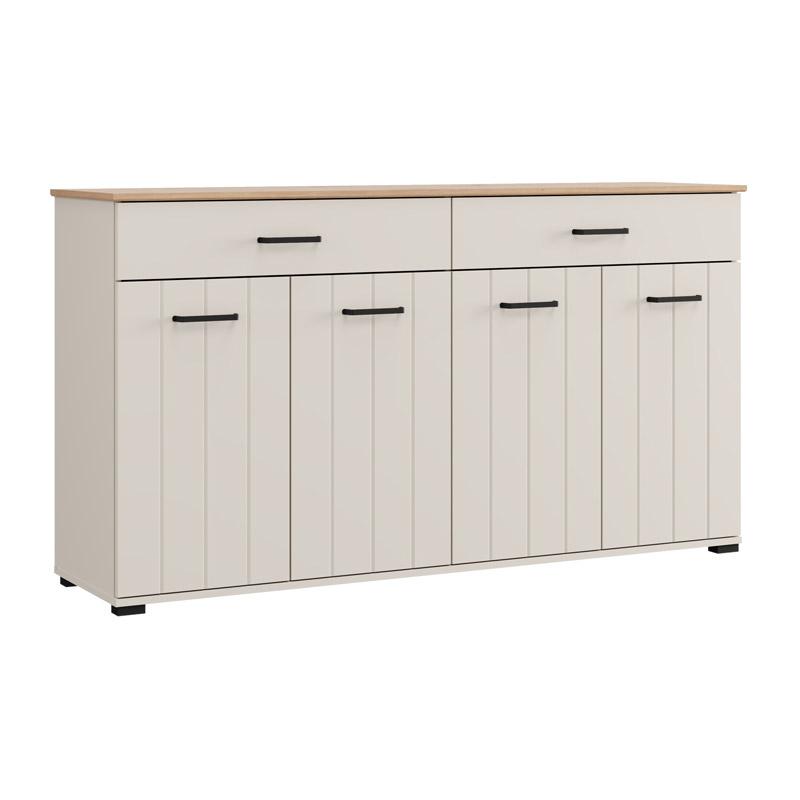ΚΟΜΟΤΑ-ΜΠΟΥΦΕΣ LAMBETH 156 4K2F4V CASHMERE-ARTISAN OAK 156x41x86εκ