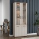 ΒΙΤΡΙΝΑ LAMBETH 2K VS2 191 CASHMERE-ARTISAN OAK 80x36x191εκ