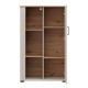 ΒΙΤΡΙΝΑ LAMBETH 2K1V 127 CASHMERE-ARTISAN OAK 80x36x127εκ