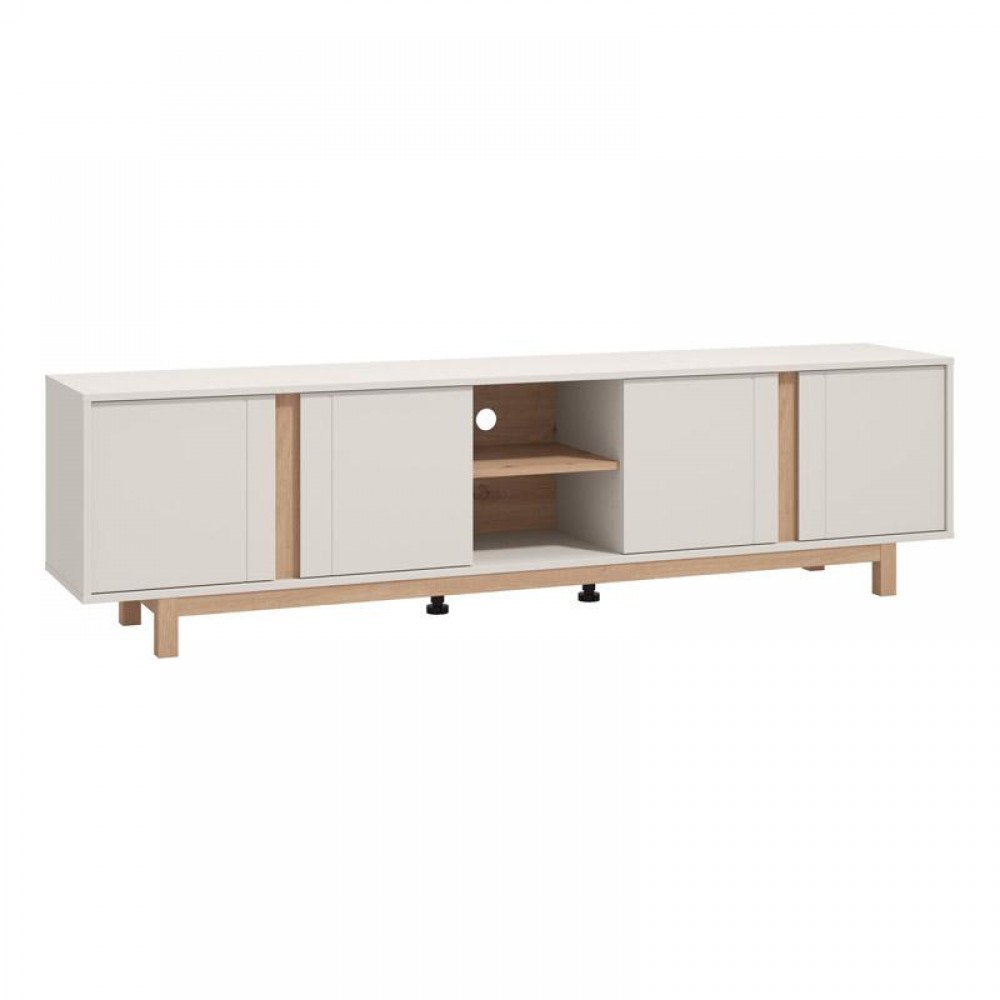 ΕΠΙΠΛΟ ΤΗΛΕΟΡΑΣΗΣ PONTEDERA TV 202 5K4V CASHMERE-ARTISAN OAK 202x40x54εκ