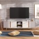 ΕΠΙΠΛΟ ΤΗΛΕΟΡΑΣΗΣ PONTEDERA TV 202 5K4V CASHMERE-ARTISAN OAK 202x40x54εκ