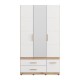ΝΤΟΥΛΑΠΑ DILLON 3K3F1O h207 ARTISAN OAK-ΛΕΥΚΟ 117x52x208εκ