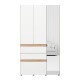 ΝΤΟΥΛΑΠΑ ARDERIN 3K3F1O h207 ARTISAN OAK-ΛΕΥΚΟ 117x52x208εκ