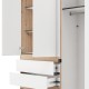 ΝΤΟΥΛΑΠΑ ARDERIN 4K3F1O h207 ARTISAN OAK-ΛΕΥΚΟ 155x52x208εκ
