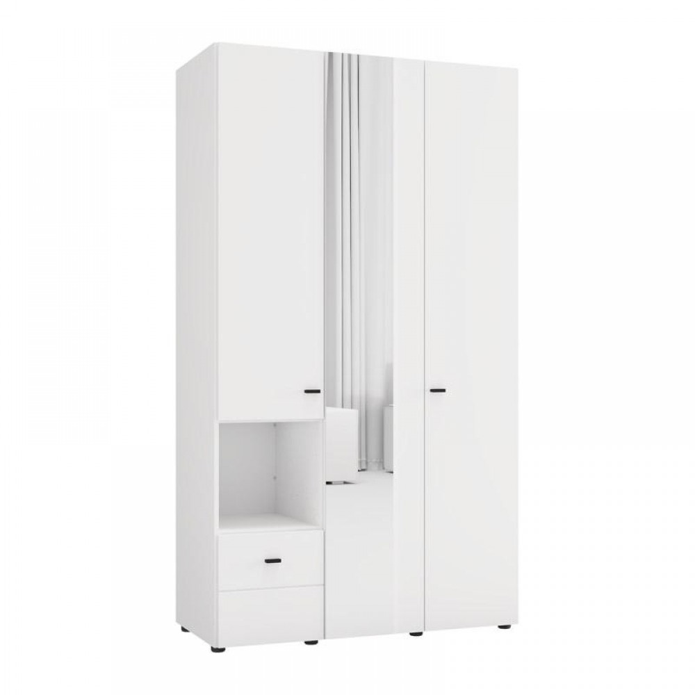 ΝΤΟΥΛΑΠΑ CAMPSIE 3K1F1O h207 ΛΕΥΚΟ ΧΡΩΜΑ 118x52x208εκ