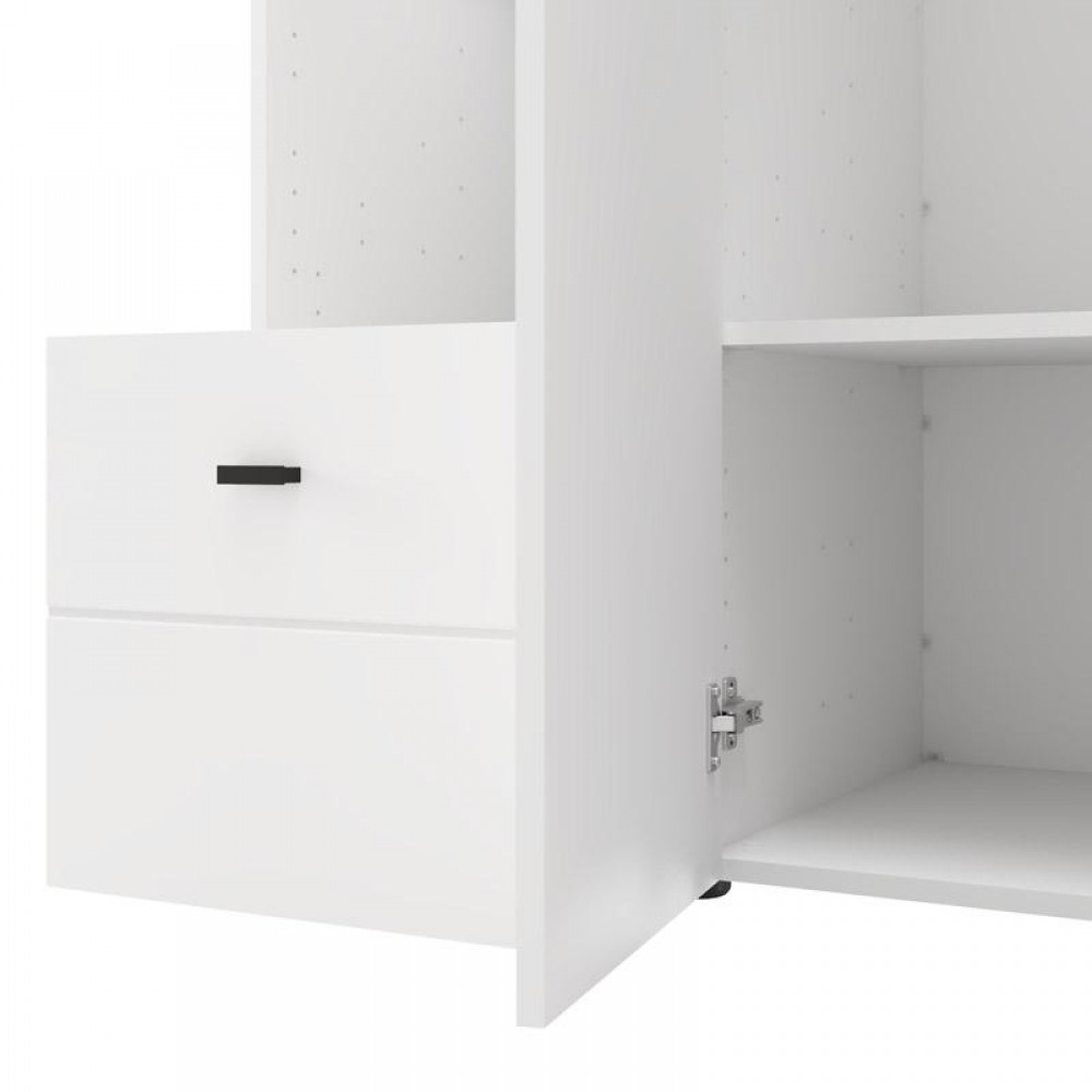 ΝΤΟΥΛΑΠΑ CAMPSIE 3K1F1O h207 ΛΕΥΚΟ ΧΡΩΜΑ 118x52x208εκ
