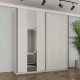 ΝΤΟΥΛΑΠΑ ΜΕ ΚΑΘΡΕΦΤΗ SALAMIS 200 OG h205 CASHMERE ΧΡΩΜΑ 195x61x205εκ