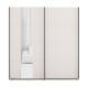 ΝΤΟΥΛΑΠΑ ΜΕ ΚΑΘΡΕΦΤΗ SALAMIS 200 OG h205 CASHMERE ΧΡΩΜΑ 195x61x205εκ